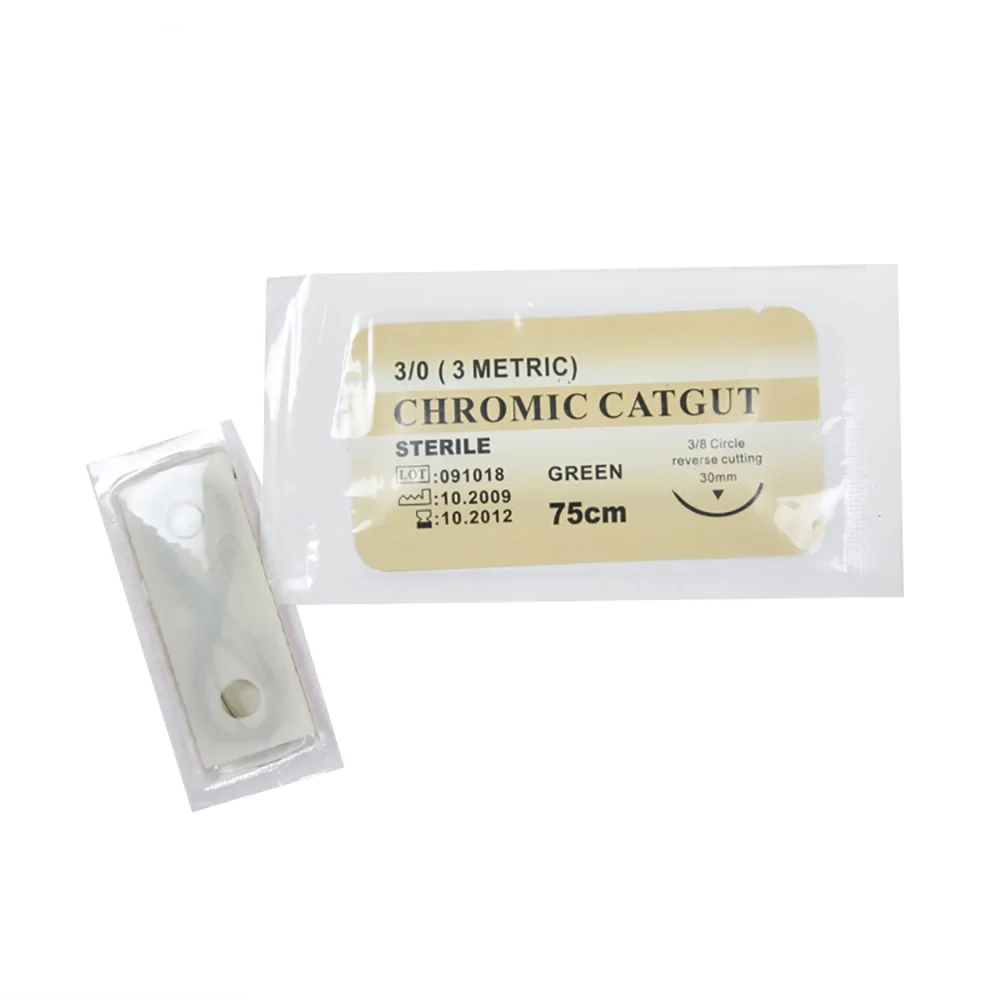 Natural Plain Catgut Surgical Suture With Needle Factory