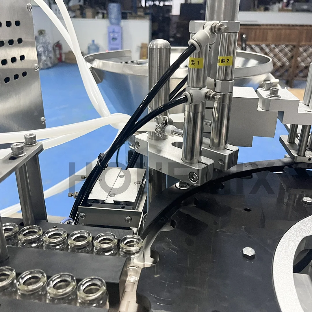 Hone Automatic High Speed Small Injection Vials Oral Liquid Filler Sealer Medical Serum Glass Bottle Filling and Capping Machine