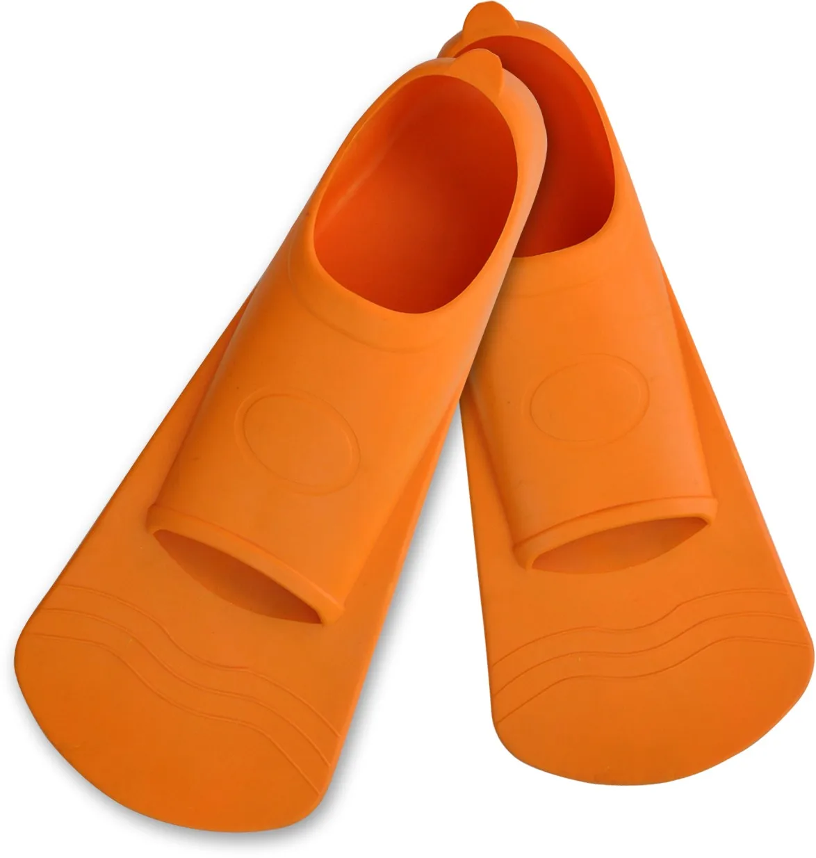 Most Popular sotf water adult size  Silicone logo print  Diving Flippers