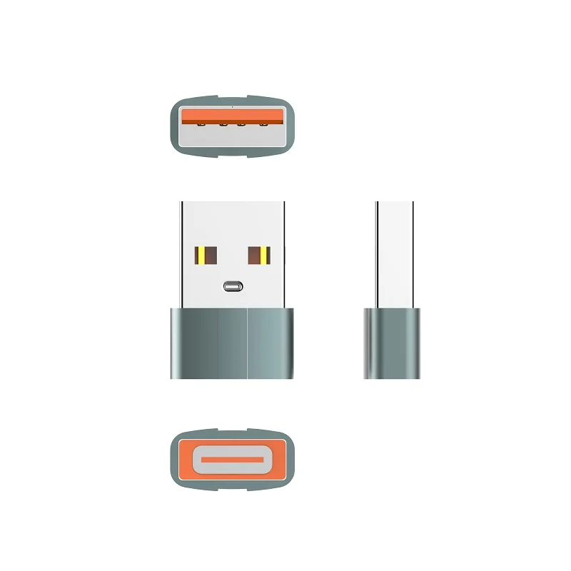 Адаптер LDNIO LC150 USB A-Type-C работает с зарядными устройствами для ноутбуков