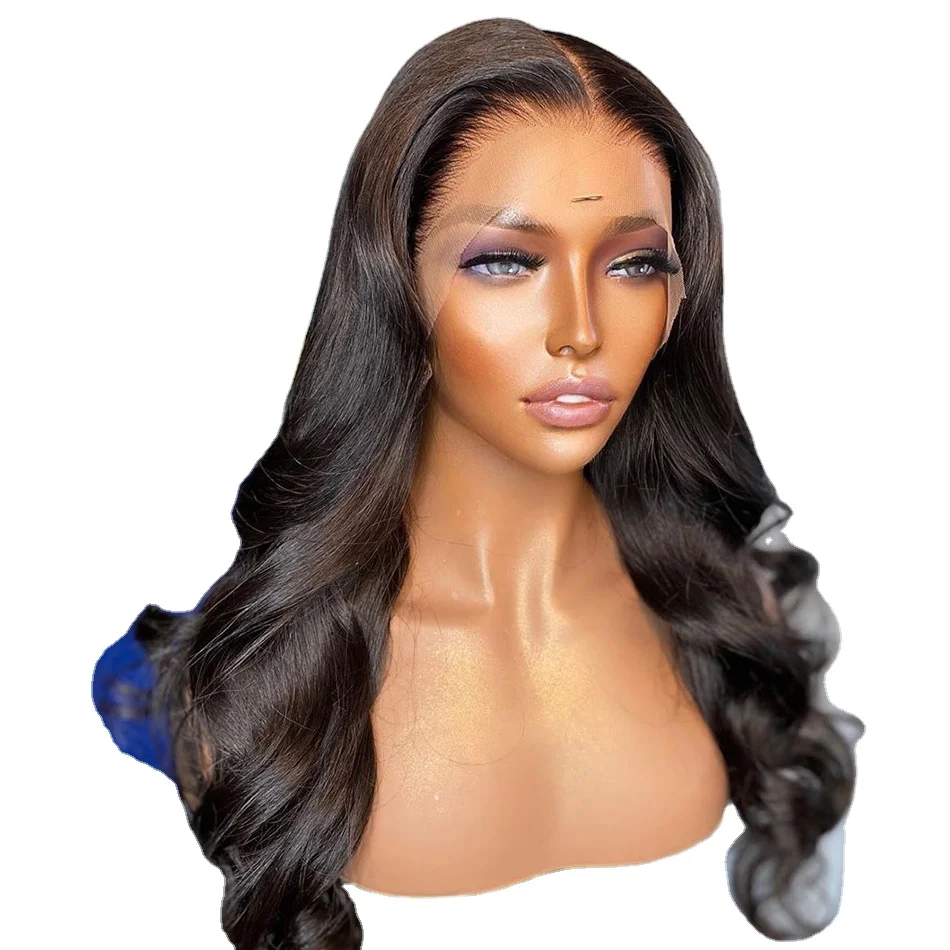 European style and fashion lace front wigs curly lace wigs chemical fiber headgear front lace long curly wig