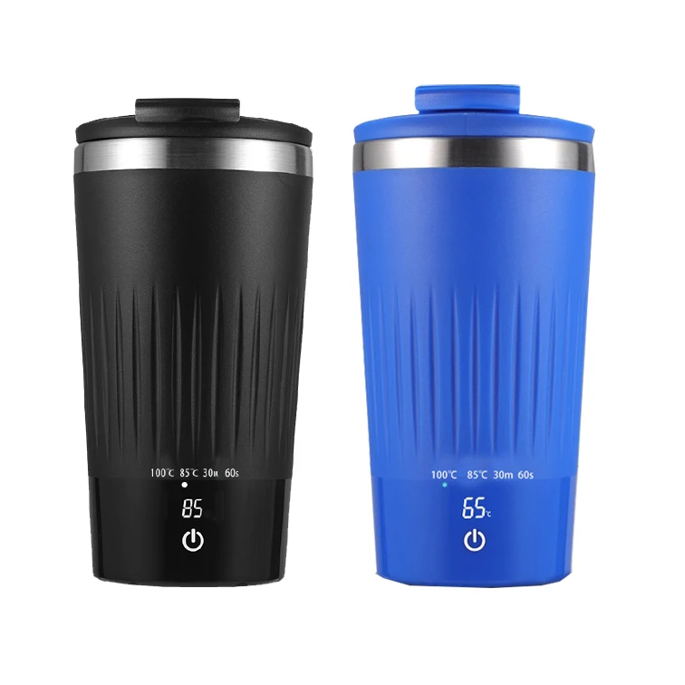 Factory direct sell Self heating mug self heating cup 65 degree self stir coffee cups heated for coffee milk congee tea