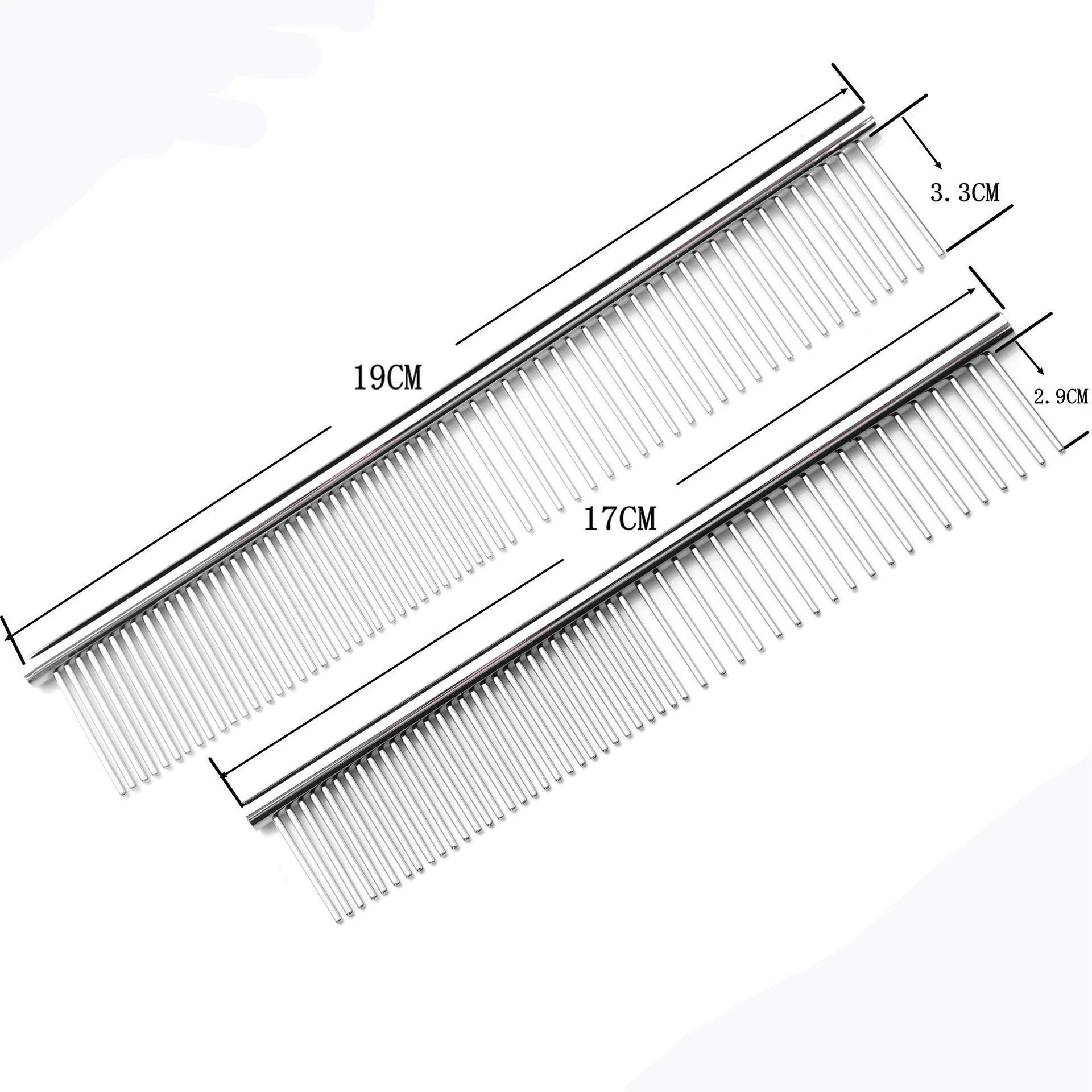 Amazon Best Seller Stainless Steel Metal Massage Grooming Pet Dog Comb
