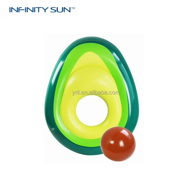 Большой надувной плавающий бассейн INFINITY SUN с авокадо развлечение водой летний плот для отдыха Пляжная плавающая Праздничная игрушка взрослых