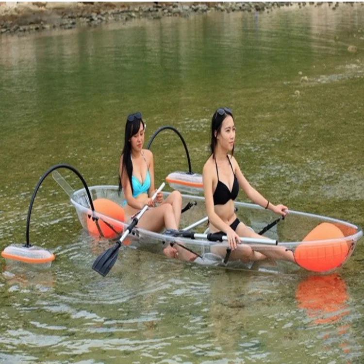  Каяк из поликарбоната на продажу прозрачное углеродное волокно для 2 человек водные виды