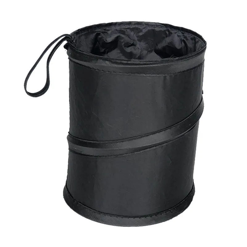Foldable Pop-up Bucket Oxford Cloth Car Trash Can Multifunctional Vehicle Garbage Can for Car