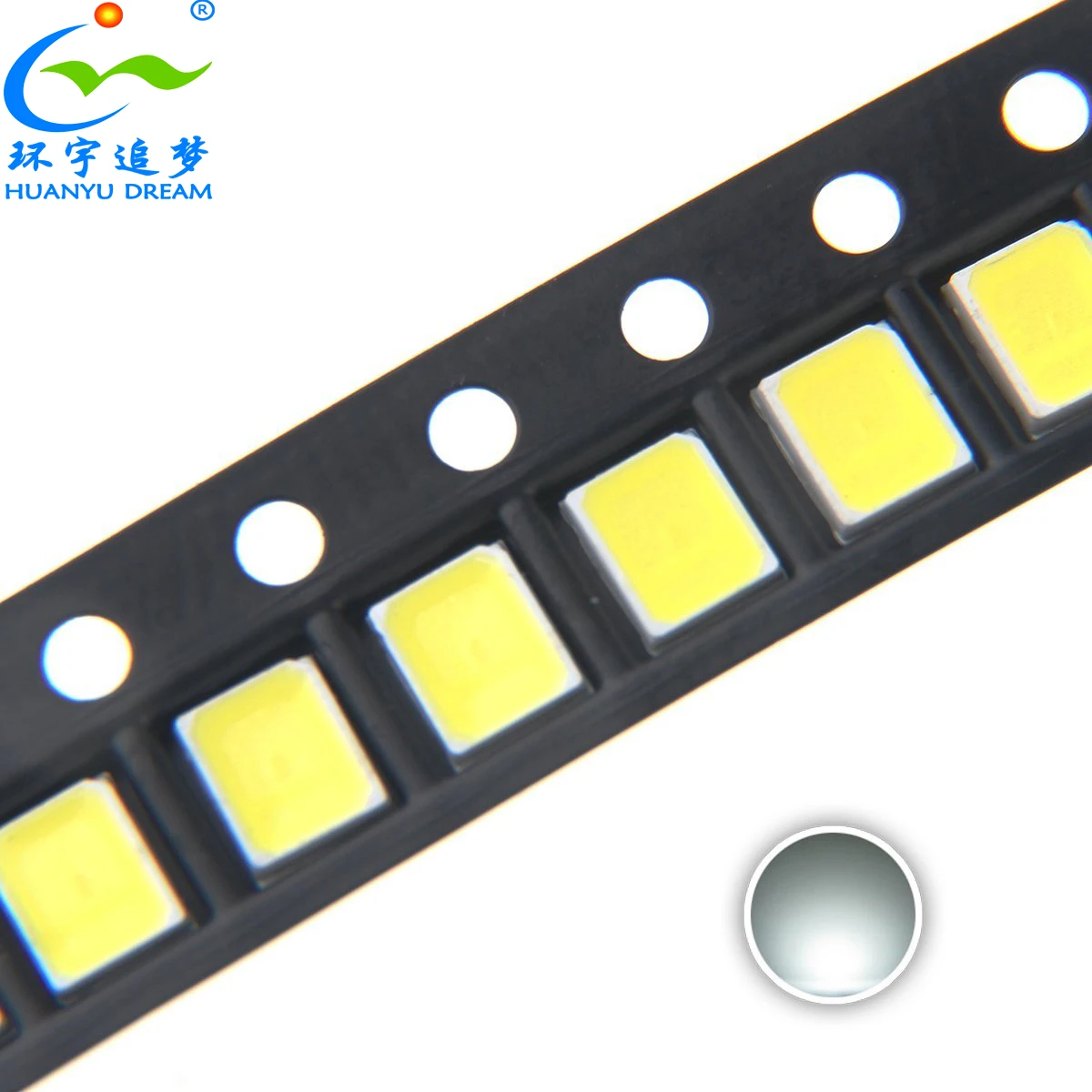 Высокое напряжение чистый белый 1 Вт 6 в 9 18 36 60 мА SMD LED 2835 sanan chip