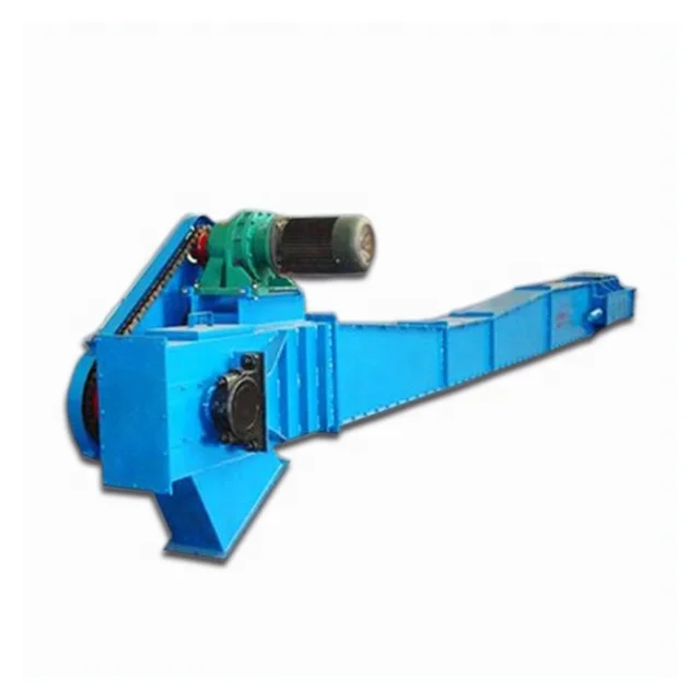 Horizontal/Inclined Scraper Flight Heat Resistant Drag Roller Chain Conveyor System For Grain