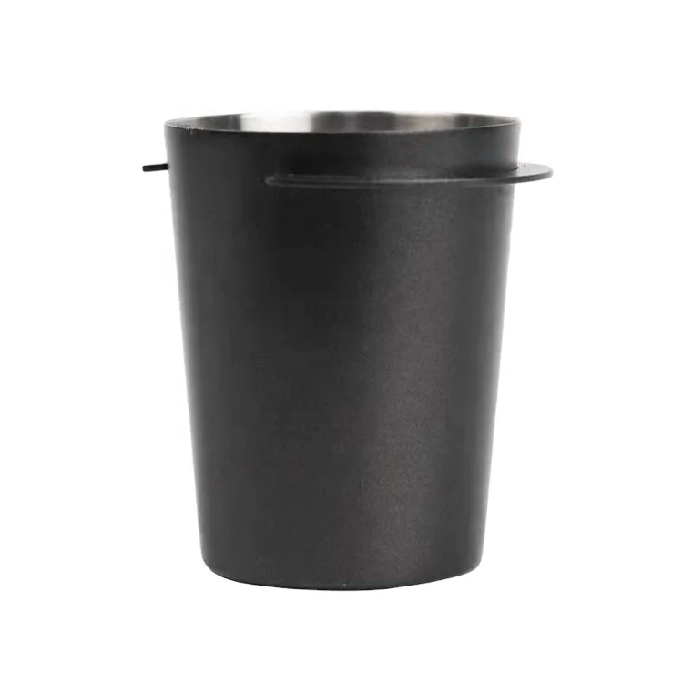 Free Logo Printing 51mm 53mm 58mm Stainless Steel Espresso Coffee Dosing Powder Cup