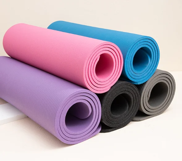 6MM 10MM  Home Use Pilates Eco Non Slip Yoga Mat Exercise Equipment  Yoga Mat