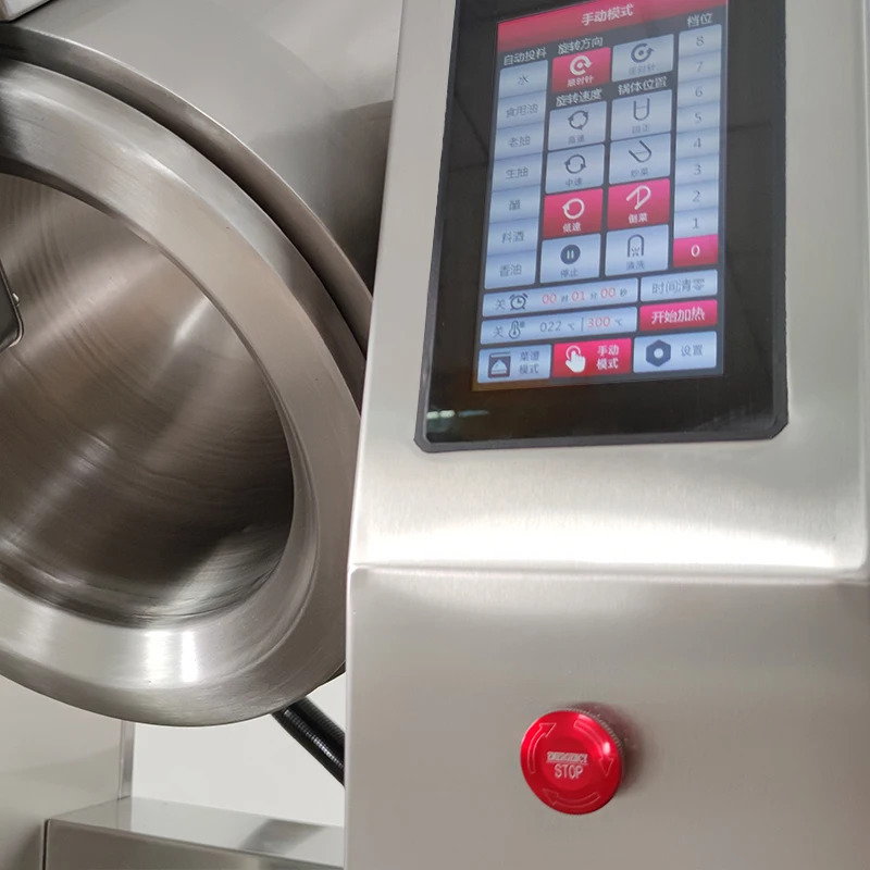 Automatic Wok Cooker Auto Stir-frying Machine Fried Rice Sauce Stirrer Non-stick