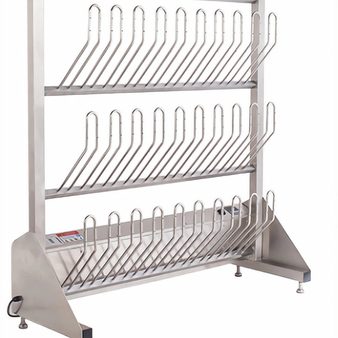 Special drying and deodorizing shoe rack for slaughterhouse