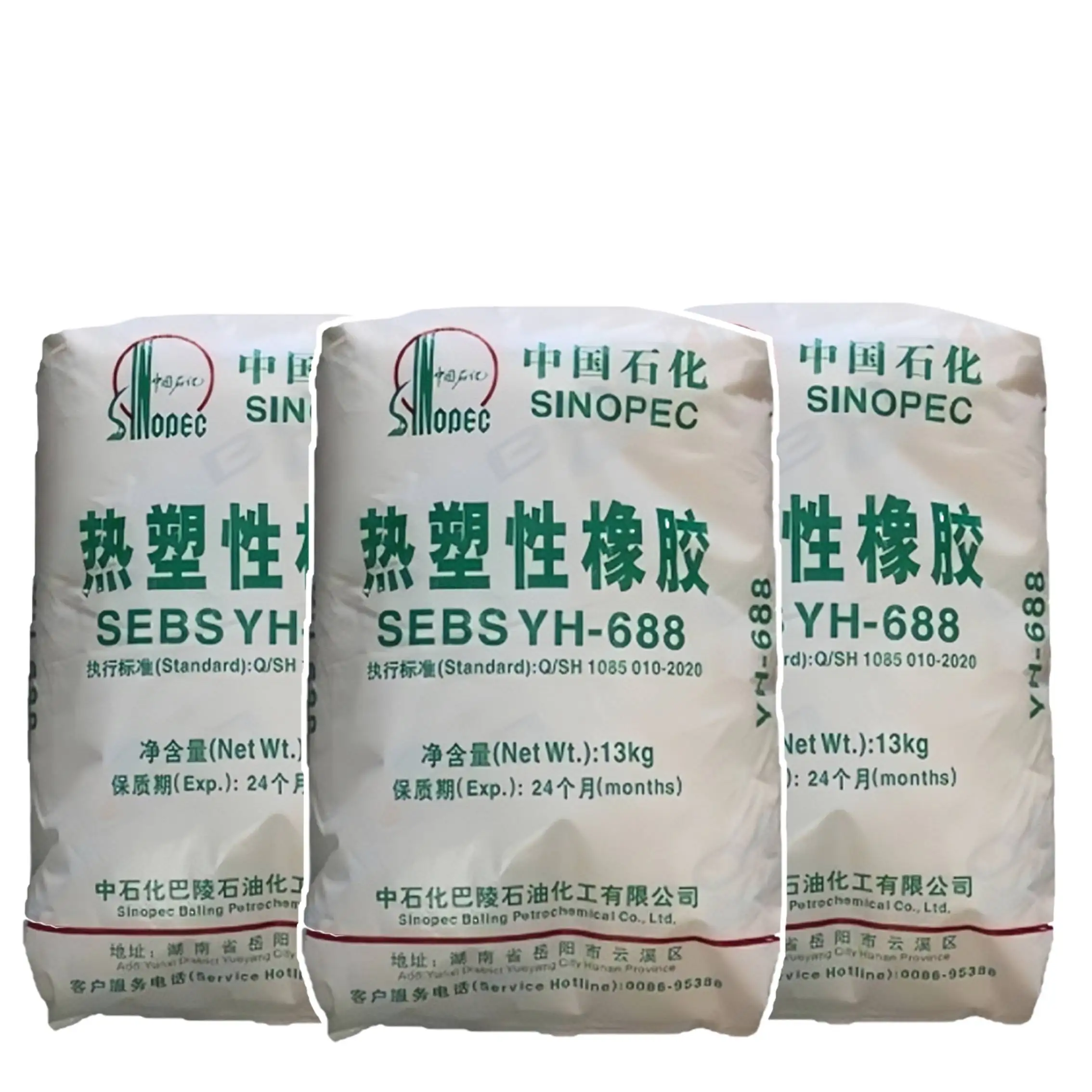 Sinopec SEBS Yh-688/688T Thermoplastic Elastomer  for Coating Material