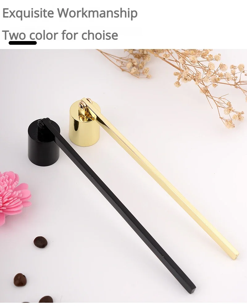 Engraved Stainless Steel Wholesale Bulk Custom Lighter Snuffer Black Candle Tool Wick Trimmer