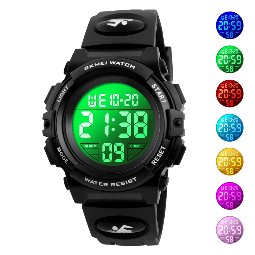 1266 kids watch accept OEM wholesale kids watches cheap sport digital watch