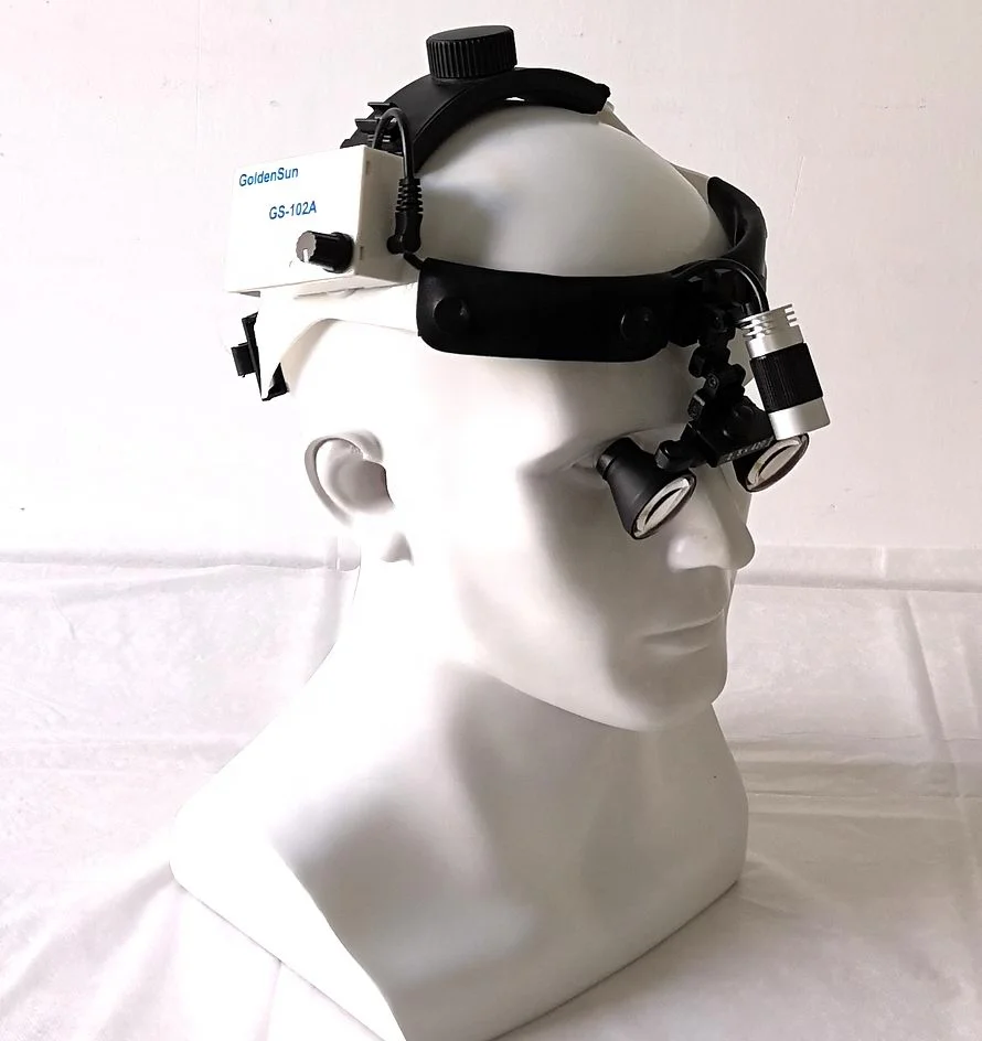 Surgical Medical LED Headlight Magnifier Loupes 2.5x