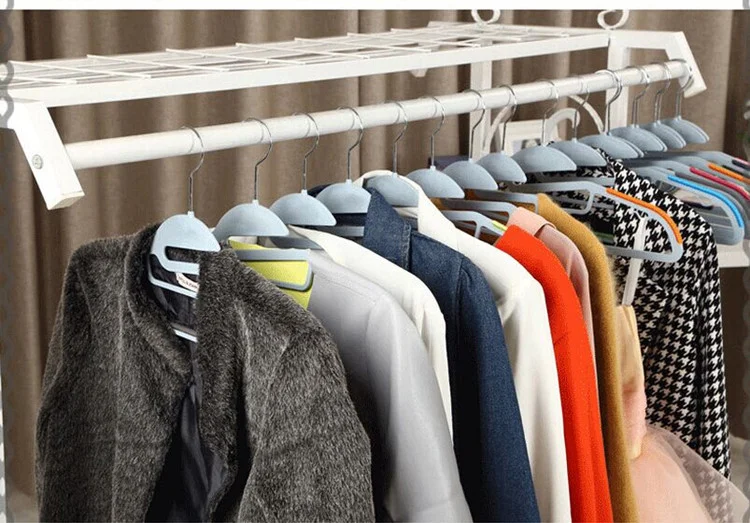 non slip colorful plastic hanger for suit