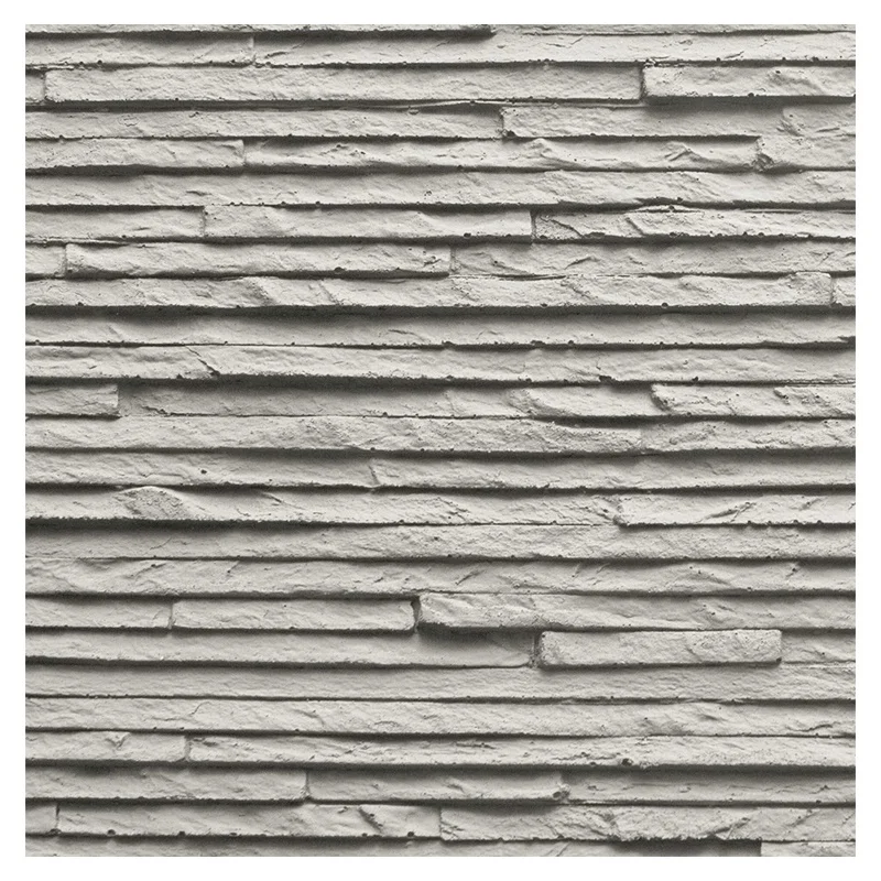 Textured Line Stone look Decorative flexible soft stone Wall panel  veneer for outside wall durable mcm flexible stone  tile
