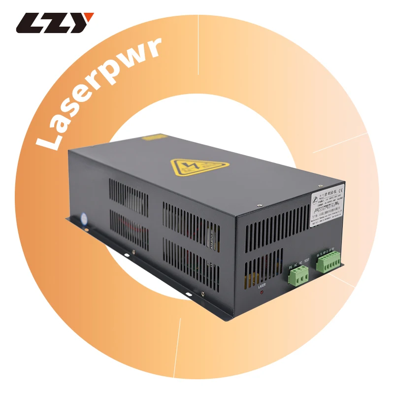LASERPWR High Quality HY-WA120 CO2 Laser Power Supply Laser Tube with LCD Display Current Meter Common Use Most Brand 100W 120W