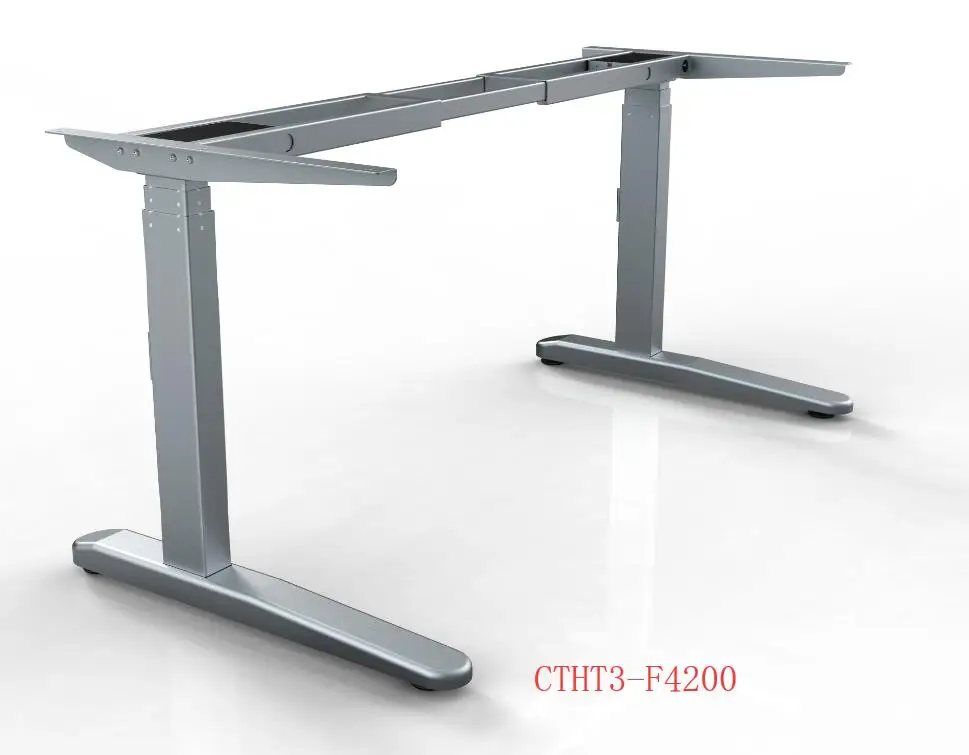 Electric Adjustable Height Office Desk Extendable High Quality Automatic Frame Mechanism Ergonomic Computer Sit To Stand Table