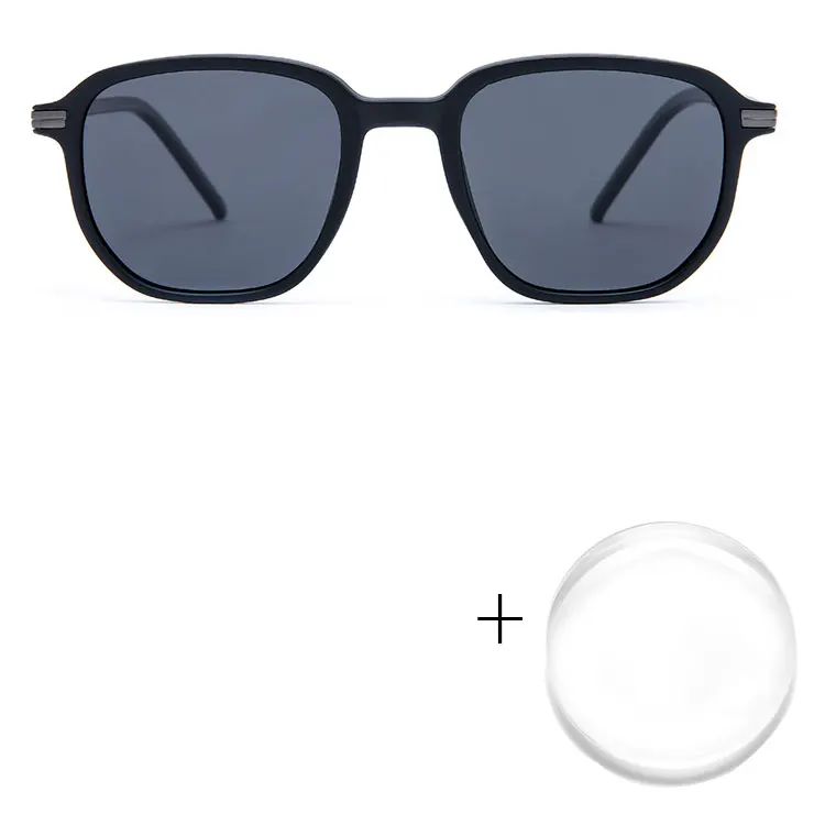 Square TR90 Polarized Optical Glasses Men Medical Customized 0-600 Prescription Eyeglasses TH1670/S