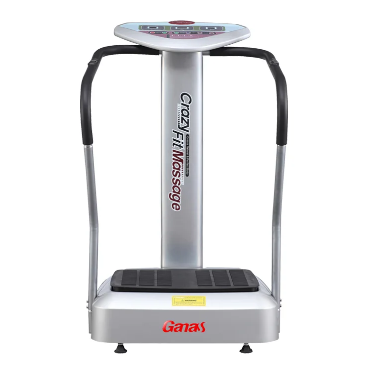 Ganas Gym Fitness Equipment Waist Training Super Crazy Fit Massage Vibration Plate Machine