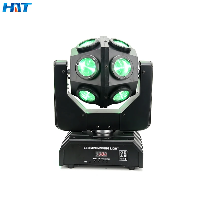 HT 12 x 12w Stage Lighting System Led Kinetic Ball Lights Mini Flower Beam 12pcs*10w 12pcs 10w 4in1 Beam Moving Head Light