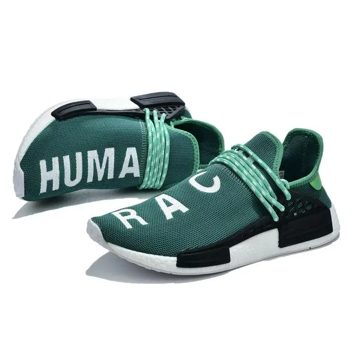 Мужские и женские беговые кроссовки NMD pharрелл Уильямс, спортивные кроссовки для людей, веселая Молодежная обувь на солнечной батарее, желтые, красные, белые, пустые кроссовки