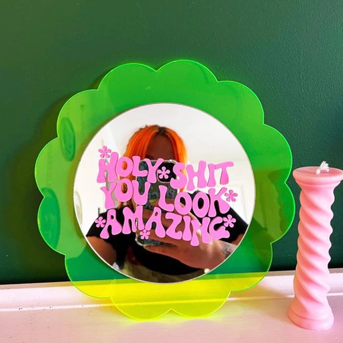 Custom Shape Lucite Mirror Decor Cloud Shape Acrylic Mirror Design for Wall Decor