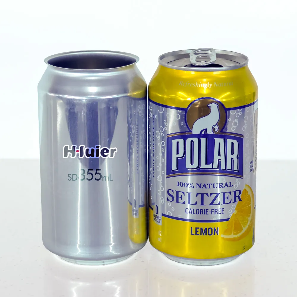 Wholesale Blank 250Ml 330Ml 500Ml juice cola Soda Pop printed Aluminum Can For Beer And Beverage packaging
