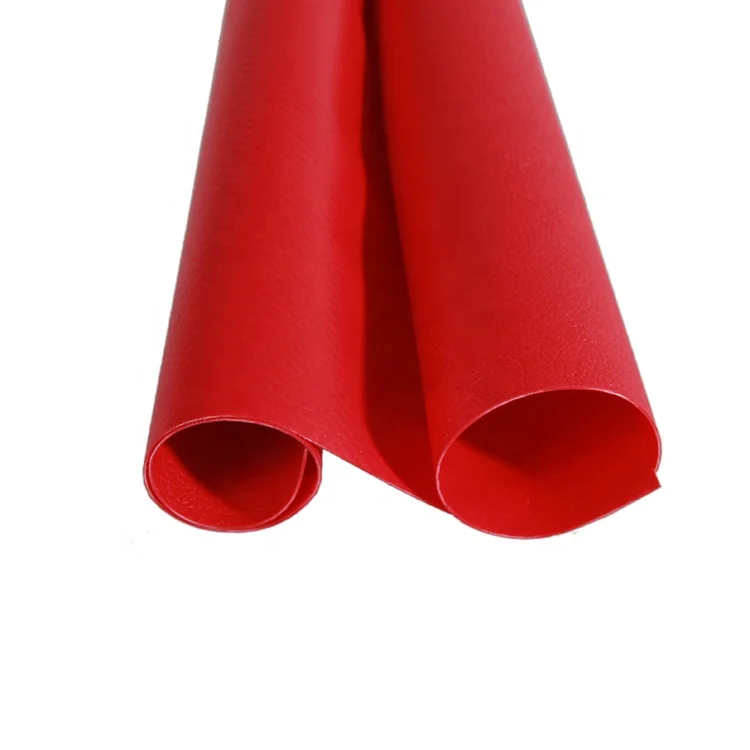 Hot new product custom red flame retardant laminated pvc fabric