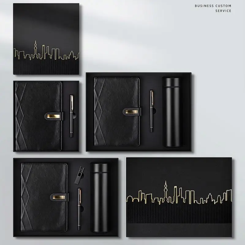 Custom Packages High Quality, Metal Crafts Christmas Gift Business Novelty Promotional Gift Set/
