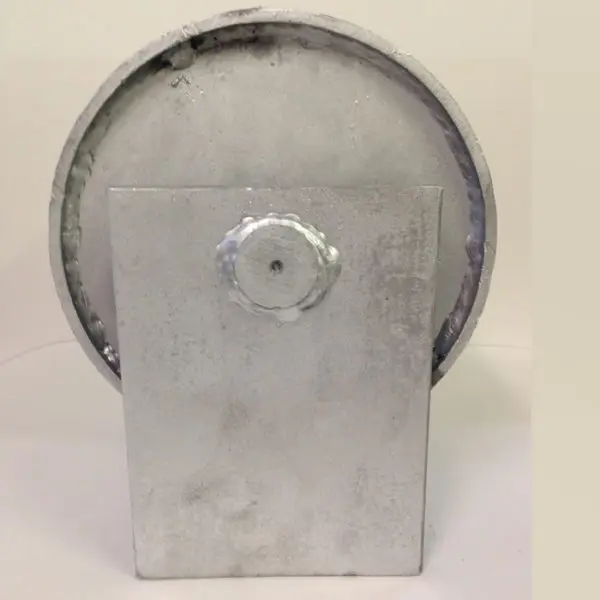 Factory Hot Sale 8*6 Inch Ground Roller Thick Pipe Assembled Side Plates skip container Accessory