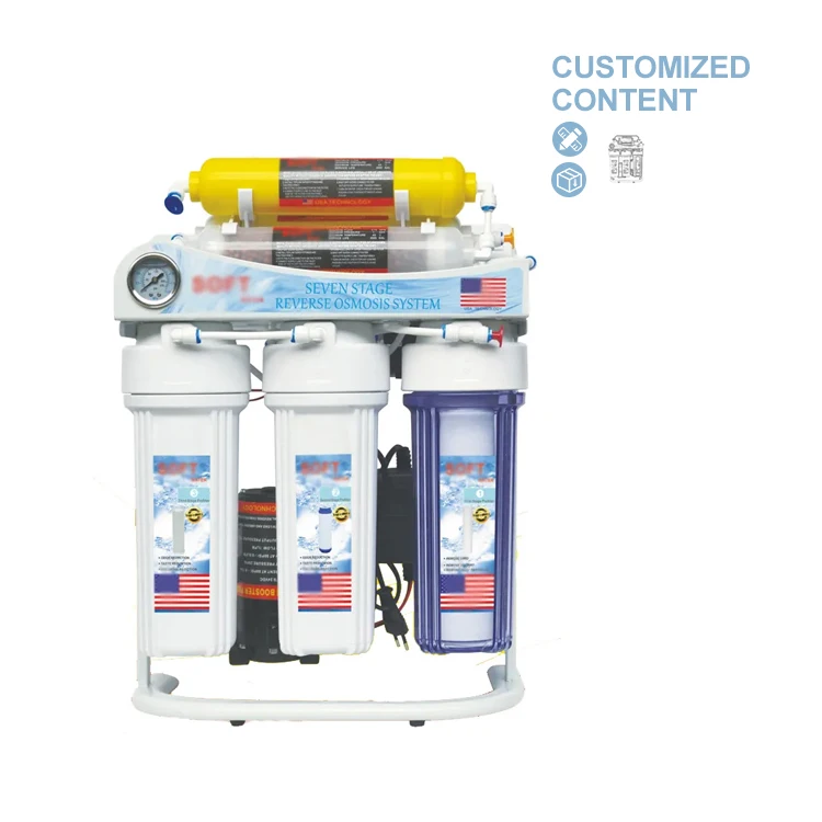 NW-RO50-B3LS3(N) Wholesale Factory Outlet Household Color Customized Fast Flow Rate 5 Stage Pumpless Ro water purifier System