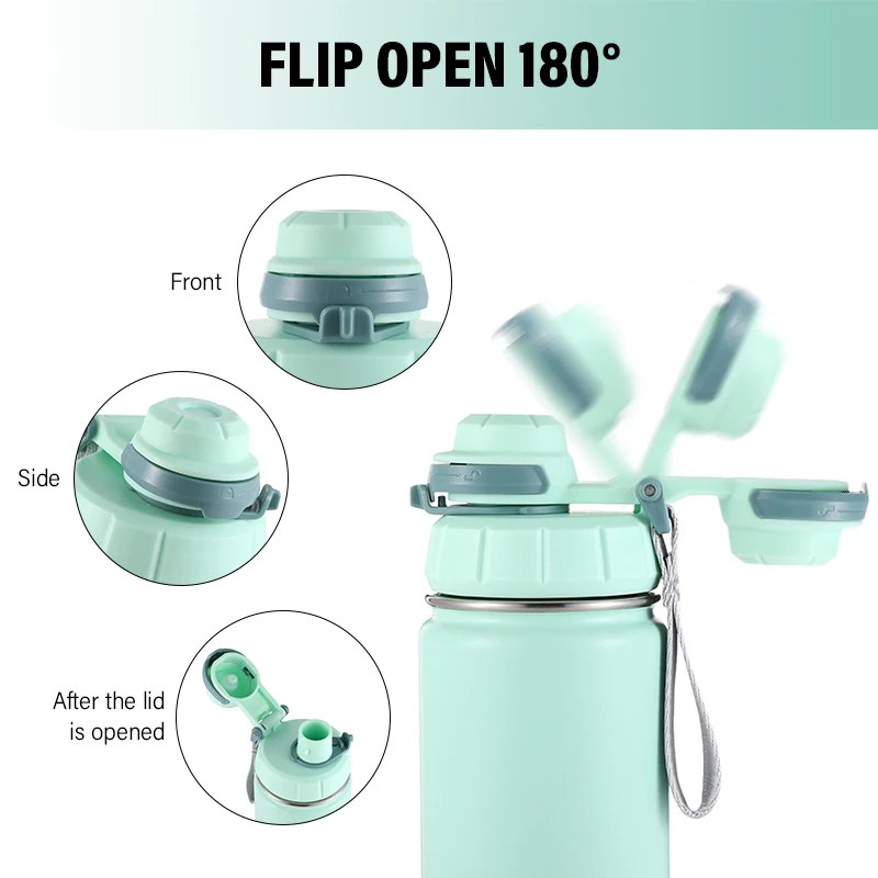2024 Hot Sale Custom Insulated Stainless Steel Metal Water Bottle Vacuum Flask Thermos