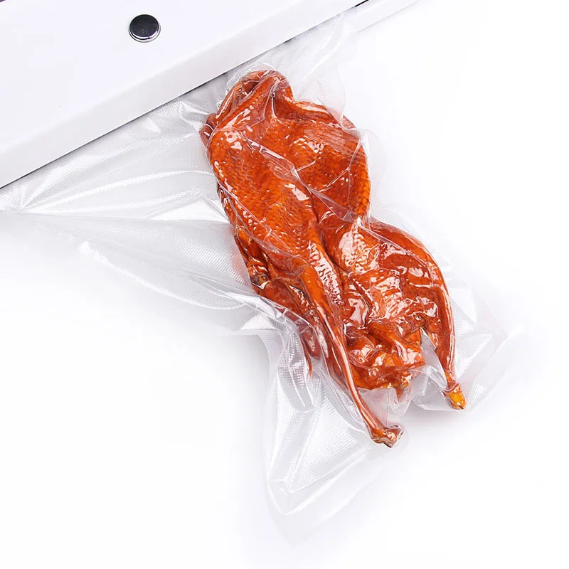 Hot sale custom recycle plastic food clear vacuum sealer bag packaging rice
