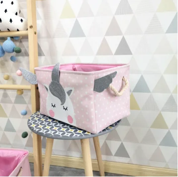 
New Arrival Cat Toy Basket Holder Unicorn For Kids 