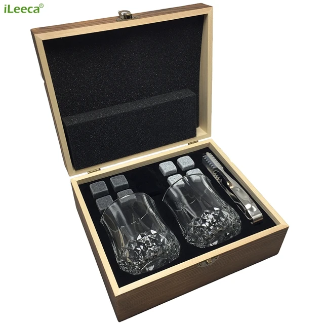 agrave Whisky Rocks Gla&ccedilons r&eacuteutilisables &ndash Dans un coffret cadeau cuisine Co Distillerie Sac de rangement