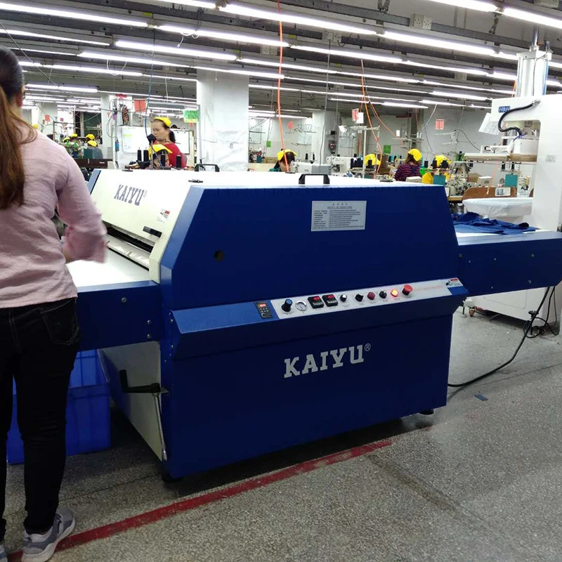 Big Size Textile Compact Straight Linear Fusing Press Collar Pressing Machine Price