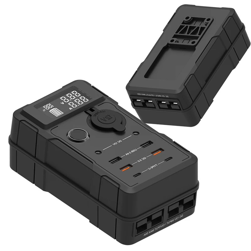 wholesales 12 Voltage-50 Amp Current RV battery charger with QC3.0 PD18W Fasting Charging manufacturer in china