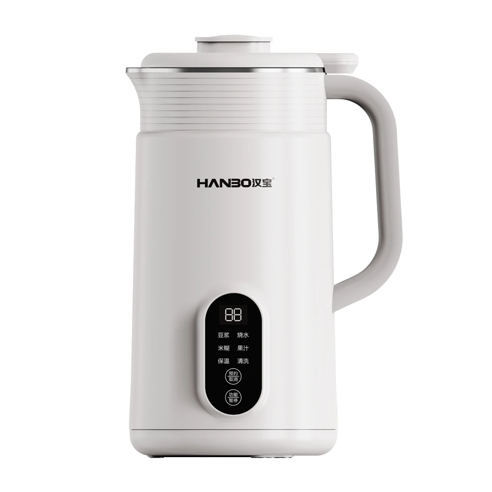 HANBO Factory price 1L low noise soybean milk machine food processor soy milk maker break wall food blender soybean milk machine