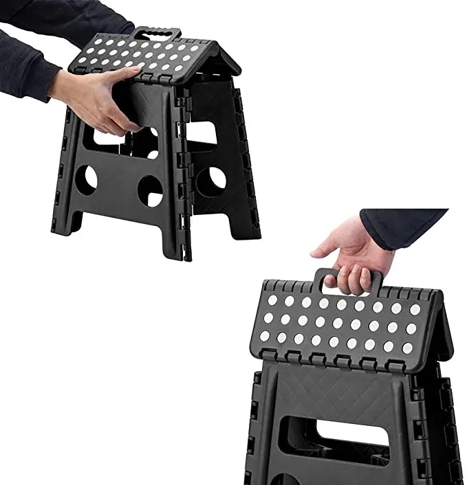 
2021 Popular Customized High Strength Foot Stool Portable Kids Plastic Foldable Step Stool 