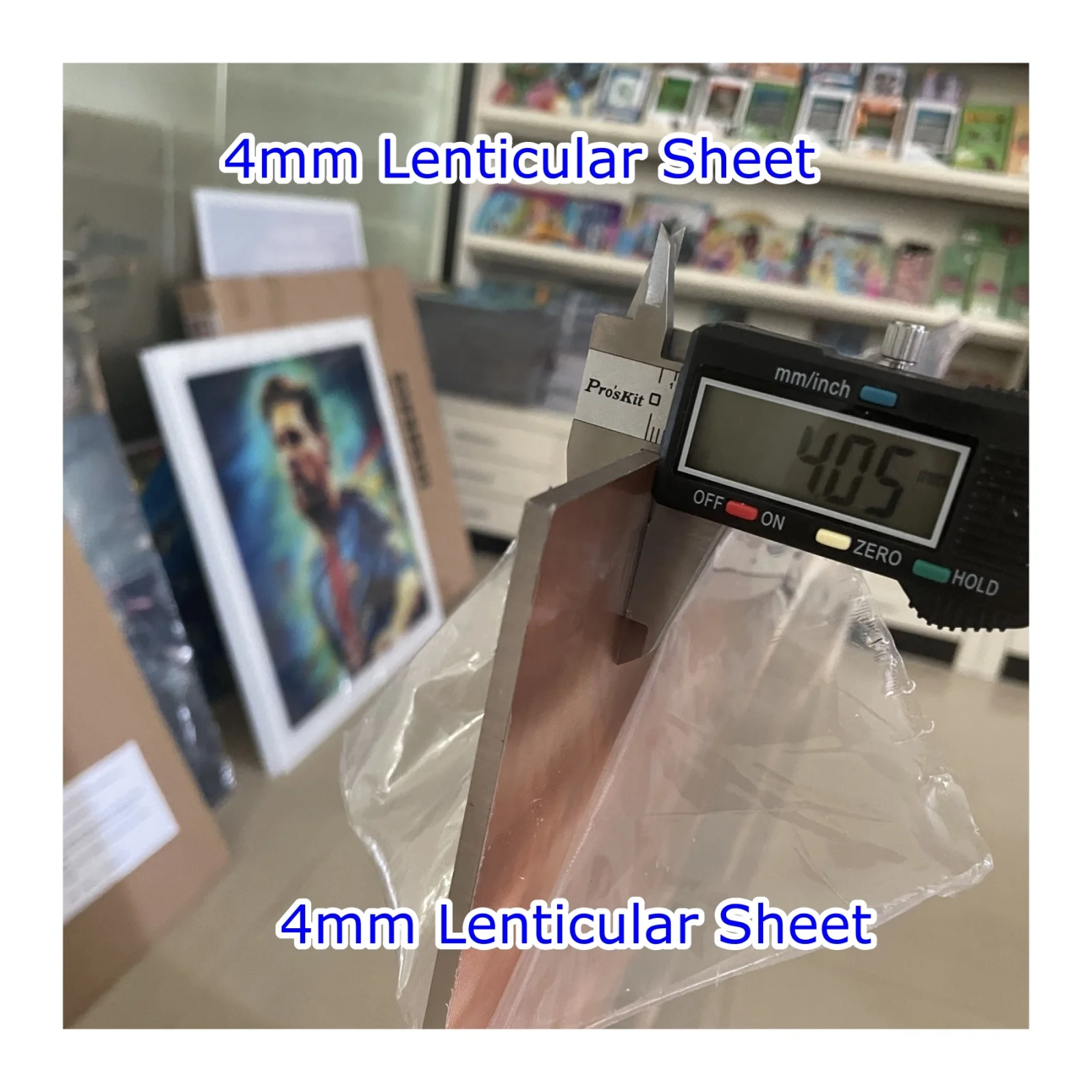 Superb PET PS Lenticular Sheet 3D Picture Movie Anime Poster 3D Lenticular Poster 3D Lenticular Picture Printing of Mighty Doom