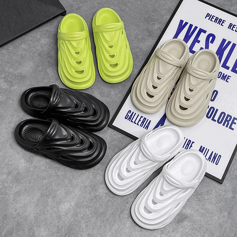 China manufacture custom foam footwear non-slipp soft eva slippers sandals for women men indoor outdoor platform slipper