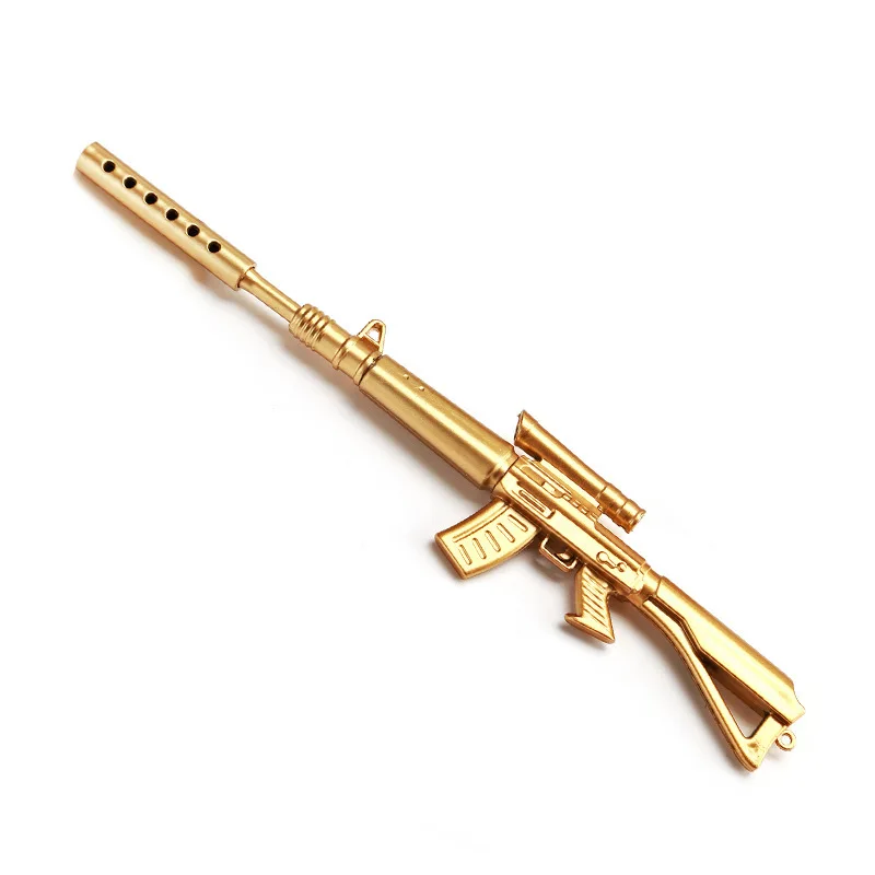 Привлекательная стильная гелевая ручка бонусный подарок Золотая снайперская винтовка в форме оружия шариковая ручка