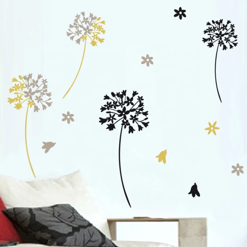 Mountain Wall Decals Modern Style Fresh Sticker For Living Room Bedroom Background Decor Wall Decal