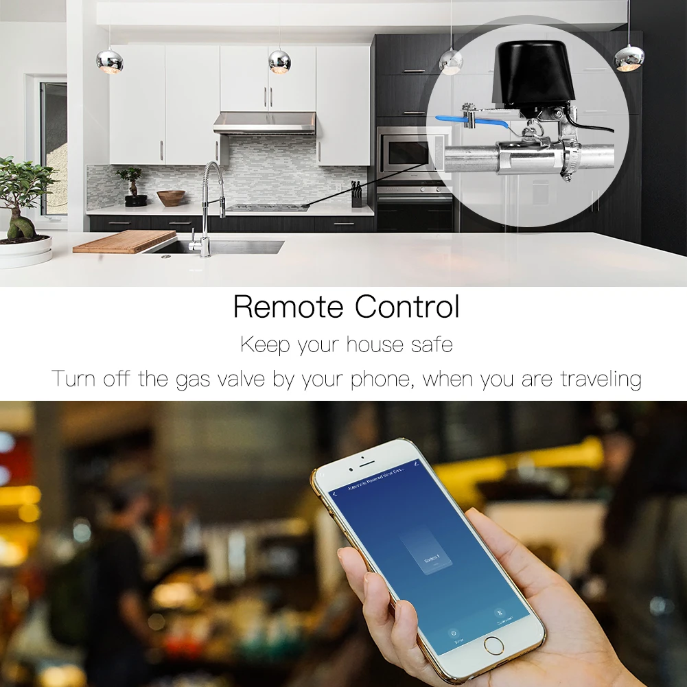 Умный Wi-Fi контроллер клапана Smart Life APP Tuya пульт дистанционного управления домашней автоматизацией