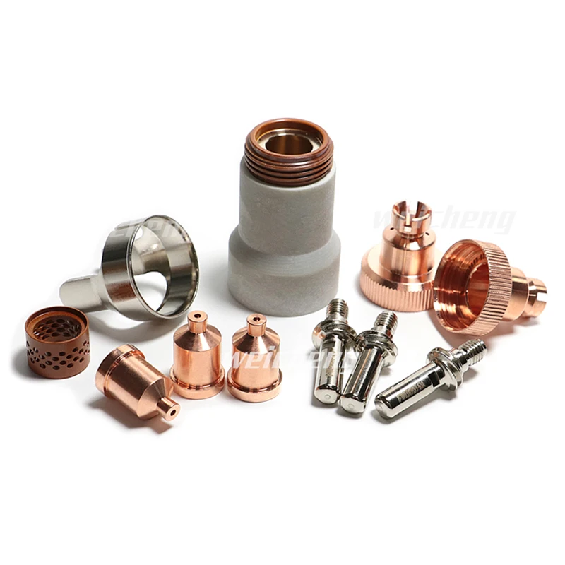 Plasma Consumable Shield Swirl Ring Retaining Cap Standoff Nozzle Electrode CNC Plasma Cutting Machine LC105 Plasma Spare Parts