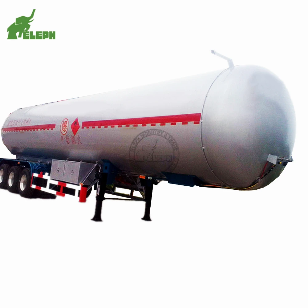 3 оси 57 CBM G жидкий пропан газ пуля LPG газовый бак полуприцеп автоцистерна