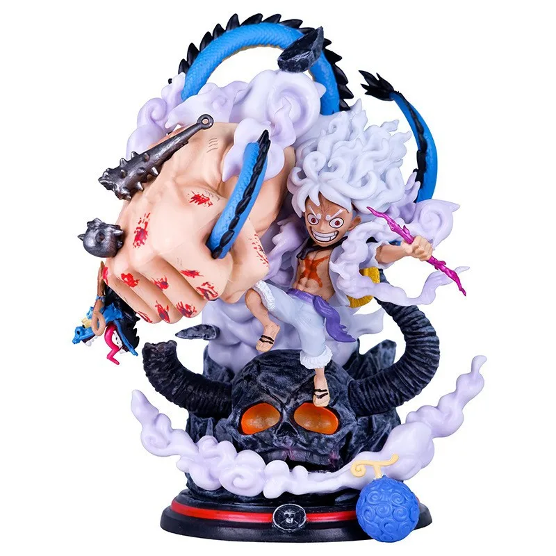 20cm Anime One Pieced Sun God Tianpainica Luffy Gear 5 Action Figure Pvc Collectible Model Toys For Gift